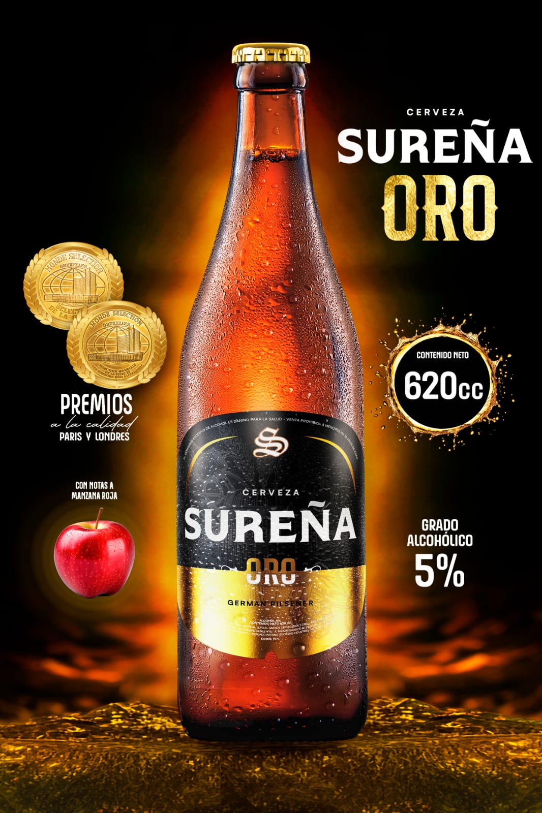 Cerveza Sureña Oro